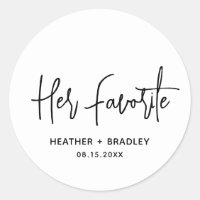 Minimalist Black and White Modern Wedding