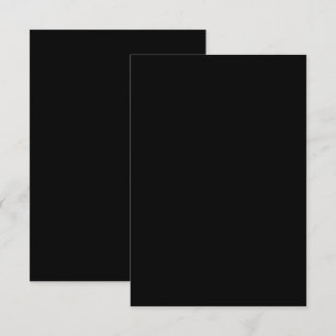 Minimalist Black Cat Silhouette  Card