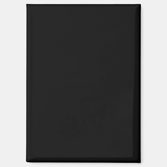Minimalist Black Cat Silhouette  Magnet (Front)