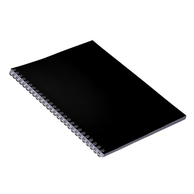 Minimalist Black Cat Silhouette  Notebook (Right Side)