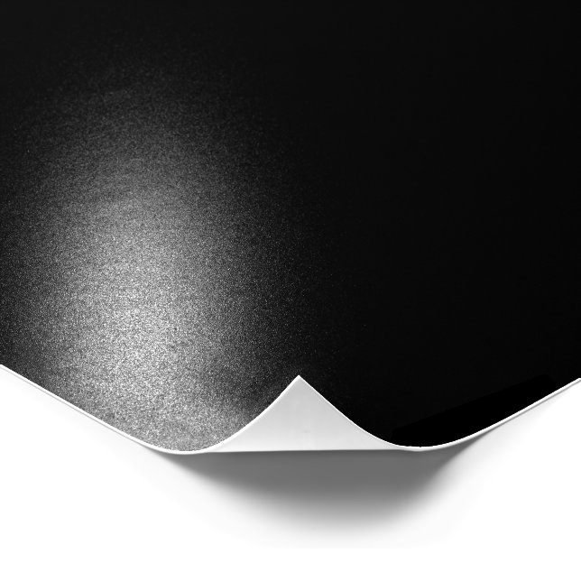 Minimalist Black Cat Silhouette  Photo Print (Corner)