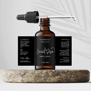 Minimalist Black Cosmetic Bottle 2 OZ Product