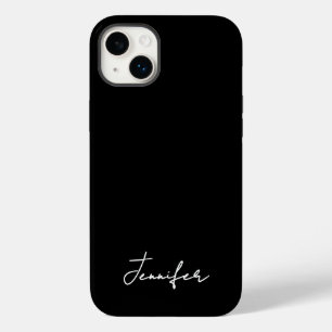 Minimalist Black Custom Name Signature Script Case-Mate iPhone 14 Plus Case