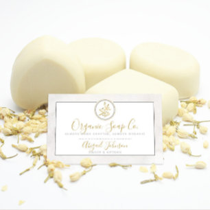 Minimalist Black & Gold Hand-Drawn Artisan Business Card