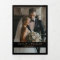Minimalist Black Gold Photo QR Code RSVP wedding 