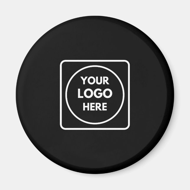 Minimalist Black Magnet | Custom Corporate  (Front)