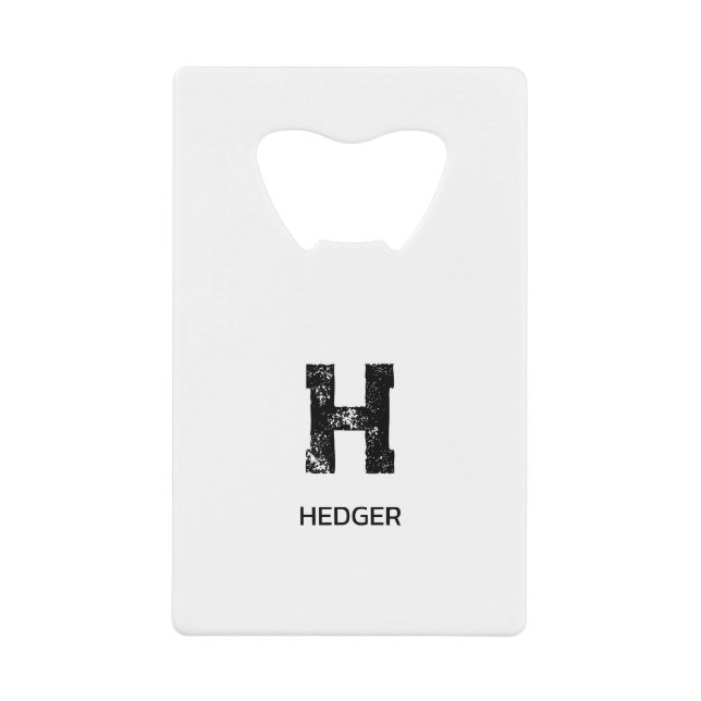 MINIMALIST BLACK ONE LETTER MONOGRAM NAME WHITE (Front)