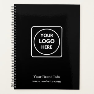 Minimalist Black Planner Custom Corporate
