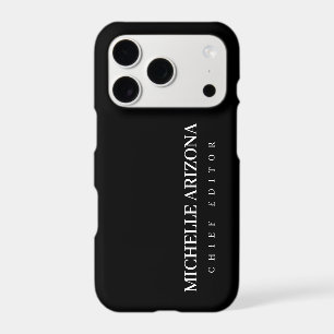 Minimalist Black Professional Modern