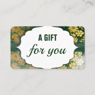 Minimalist Black & White Beauty Gift Certificate