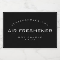 Minimalist Black White Border Simple Style Candle