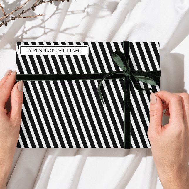 Minimalist Black & White Custom Brand Label (Creator Uploaded)