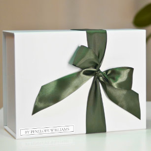 Minimalist Black & White Custom Brand Label