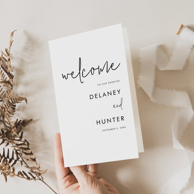 Minimalist Black/White Folded Paper Prorgam (Creator Uploaded)