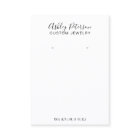 Minimalist black white  jewelry earring display