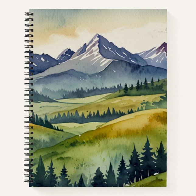 Minimalist Blank Sketchbook Notebook (Front)