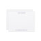 Minimalist Blue and white Personalised Flat