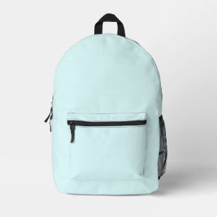 Minimalist Blue Backpack with Front Pocket