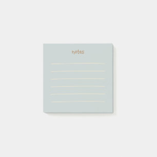 Minimalist Blue Notes with lines 