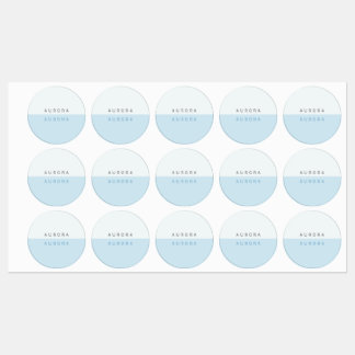 Minimalist Blue Two-Tone