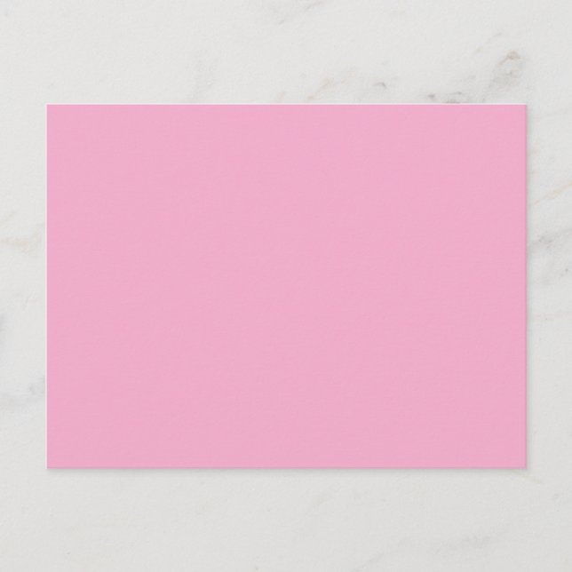 Minimalist Blush Pink Elegant Engagement Congratul Postcard (Front)