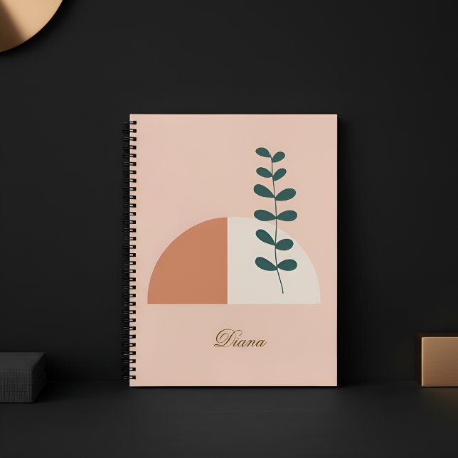 Minimalist Boho Abstract Botanical Notebook (Creator Uploaded)