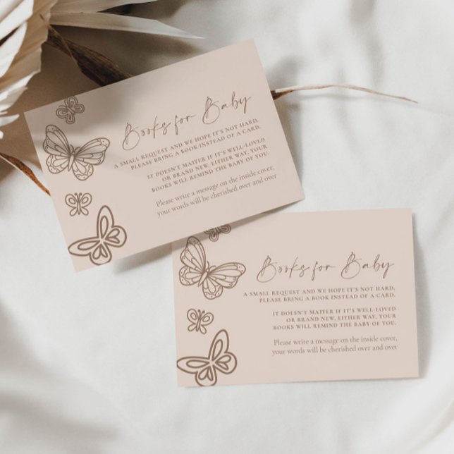 Minimalist Boho Books for Baby Card  (Creator Uploaded)