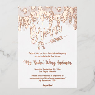 Minimalist Boho Bridal Shower Photo Rose Gold