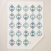 Minimalist Boho Geometric Southwest Blue Pastels