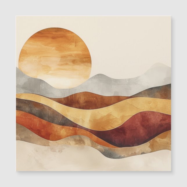 Minimalist Boho Nature - Warm Earth Tones (Front)