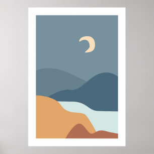 Minimalist boho poster