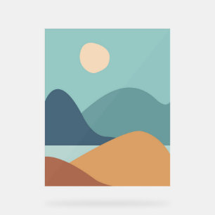 Minimalist boho poster
