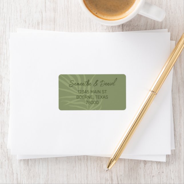 Minimalist Boho Return Address Label (Insitu)