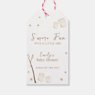 Minimalist Boho S'more Fun Stars Baby Shower Gift Tags