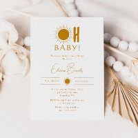 Minimalist Boho Sunshine Baby Shower Oh Baby!