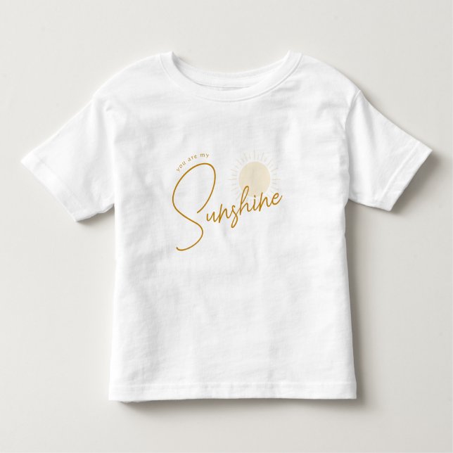 Minimalist Boho Sunshine Baby T-Shirt (Front)