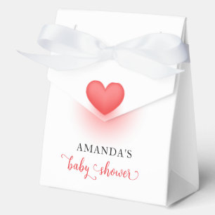 Minimalist Boho Sweetheart Valentine Baby Shower  Favour Box