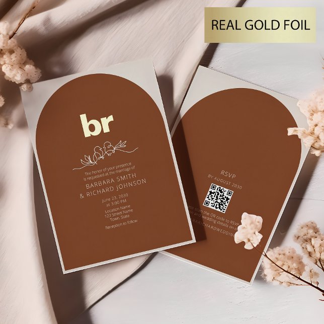 Minimalist Boho Terracotta Burnt Orange Wedding (Creator Uploaded)