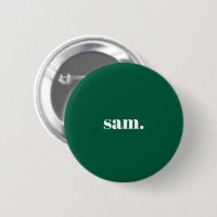 Minimalist bold custom text green