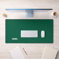 Minimalist bold custom text green