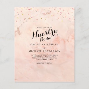 Minimalist BOLD TYPOGRAPHY Wedding Invitations Flyer