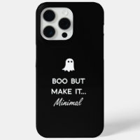 Minimalist Boo Ghost Halloween iPhone 15 Pro Max C