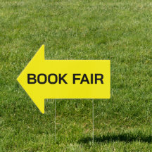 Minimalist BOOK FAIR Directional