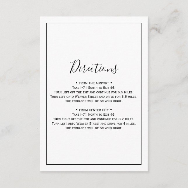 Minimalist Books for Baby Card (Front)