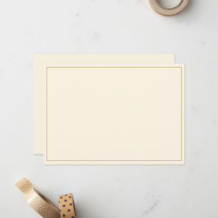 Minimalist Border Flat Card
