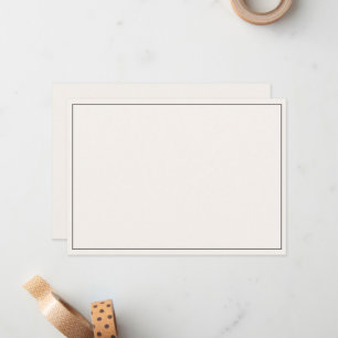 Minimalist Border Flat Card