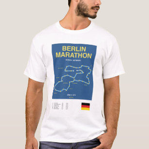 Minimalist Boston Marathon Line Print T-Shirt