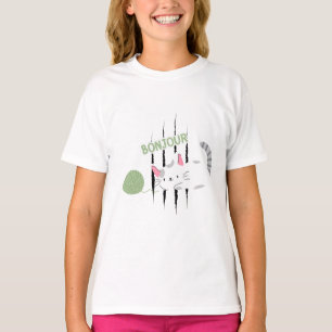 Minimalist Botanical Greenery Art Kids Cu T-Shirt