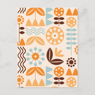 Minimalist botanical holiday postcard