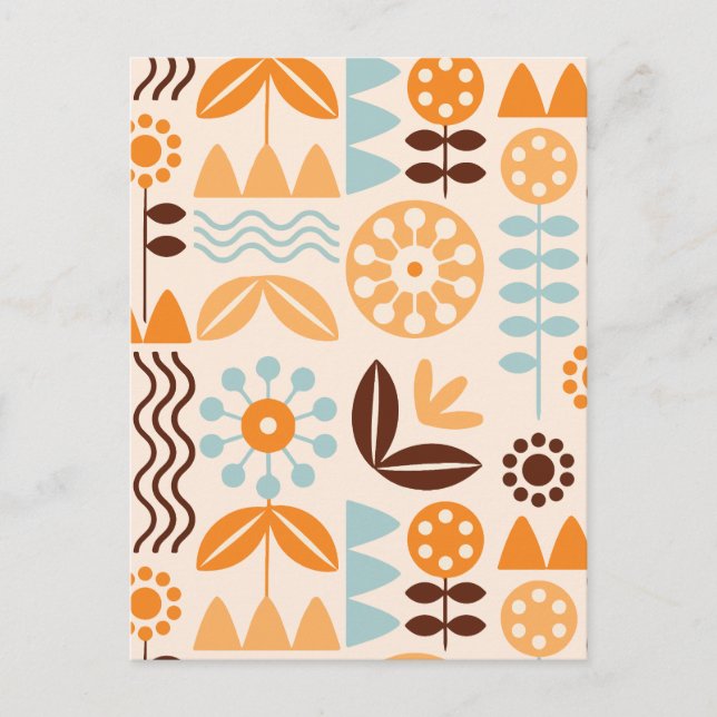 Minimalist botanical holiday postcard (Front)